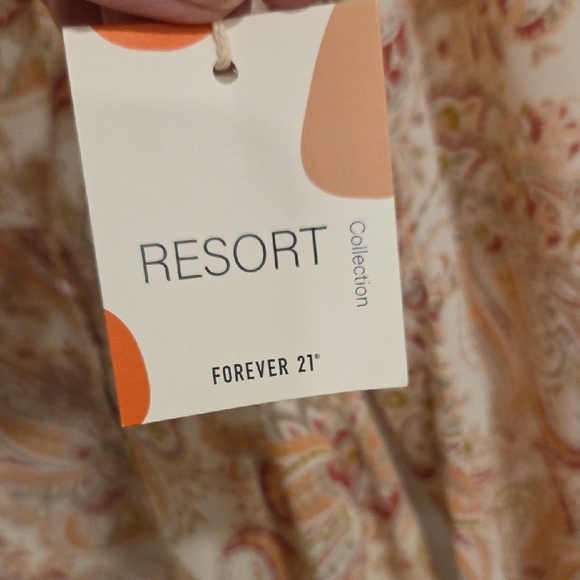 Forever 21 Multicolor Paisley Long Sleeve Dress - Picture 7 of 7